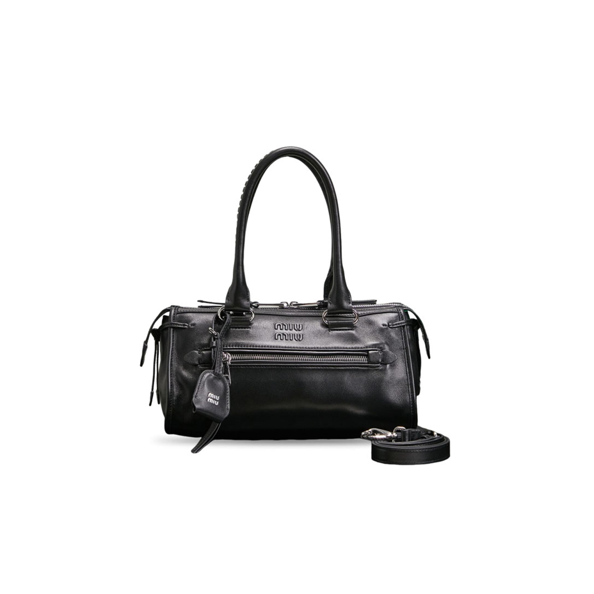MIU MIU NAPPA LEATHER HANDBAG 5BA332 (30*15*10cm)